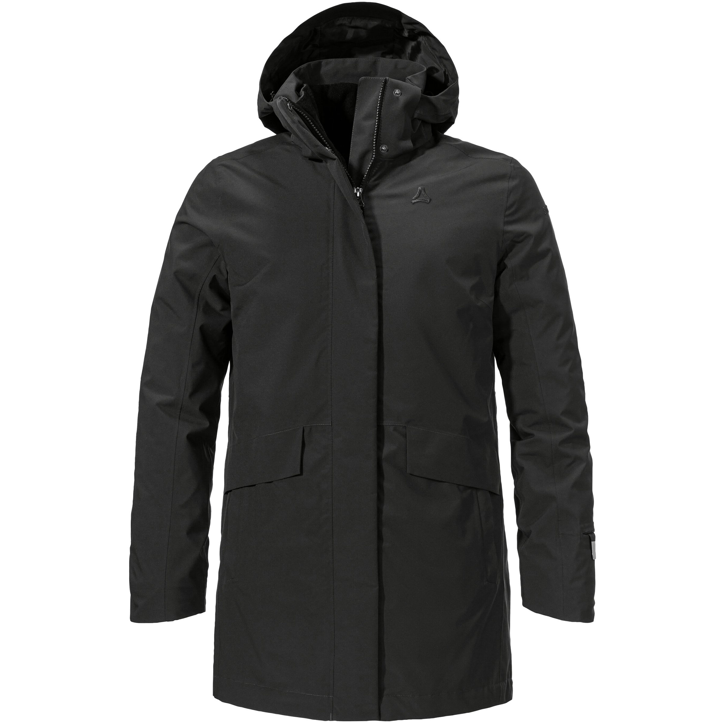 Schöffel Style Borkol 3in1 Parka Damen Doppeljacke schwarz Größe 4XL Lifestyle Isolierend Wasserabweisend