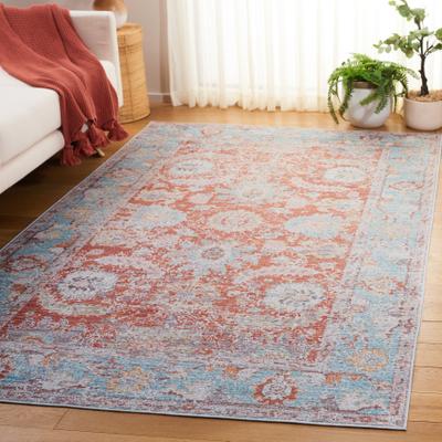 SAFAVIEH Tucson Erina Machine Washable Slip Resistant Shabby Chic Rug