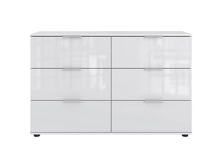 Boxxx Kommode, Weiß, Kunststoff, 6 Schublade(n) Schubladen, 130x83x41 cm, Made in Germany, Wohnzimmer, Kommoden & Sideboards, Kommoden