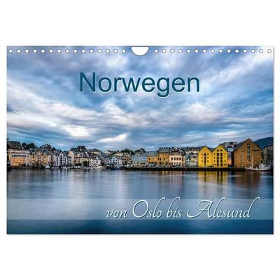Norwegen von Oslo bis Ålesund (Wandkalender 2026 DIN A4 quer), CALVENDO Monatskalender
