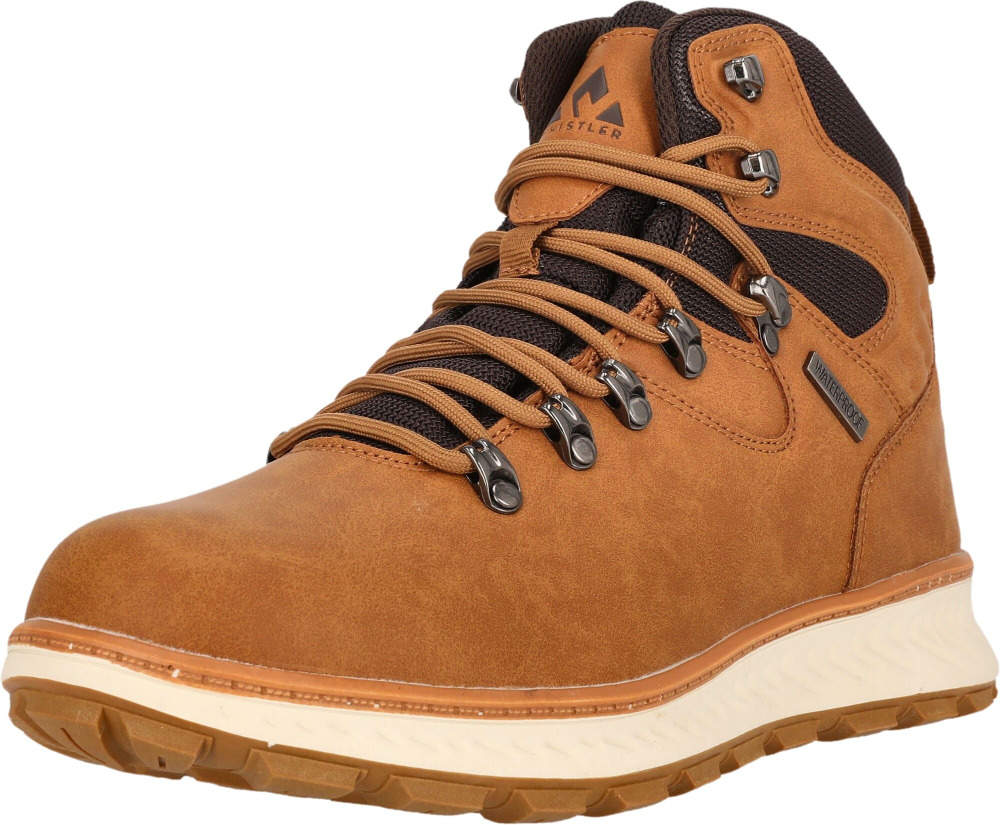 Stiefel WHISTLER "Francisco", Herren, Gr. 42, braun, Kunstfaser, Lederimitat, Schuhe Stiefel, mit wasserdichtem Material