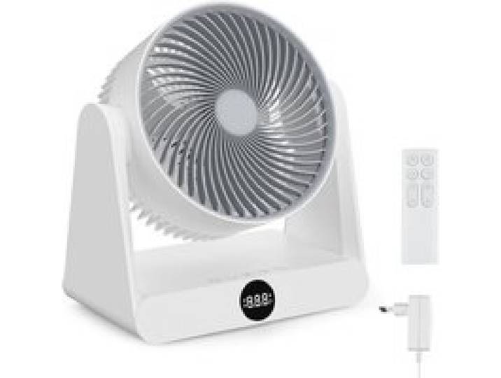 Ventilateur Silencieux avec Télécommande Circulateur dAir de Table Bureau 12 Vitesses Ventilateur Rafraichissant Silencieux Min
