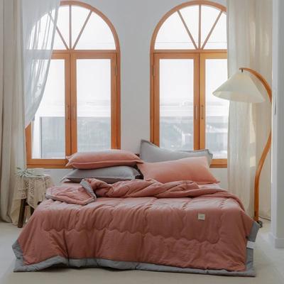 Uplift Essentials Lightweight Japanese Cotton Quilted Summer Quilt Soft, Breathable And Washable 59.1 78.7 In redness