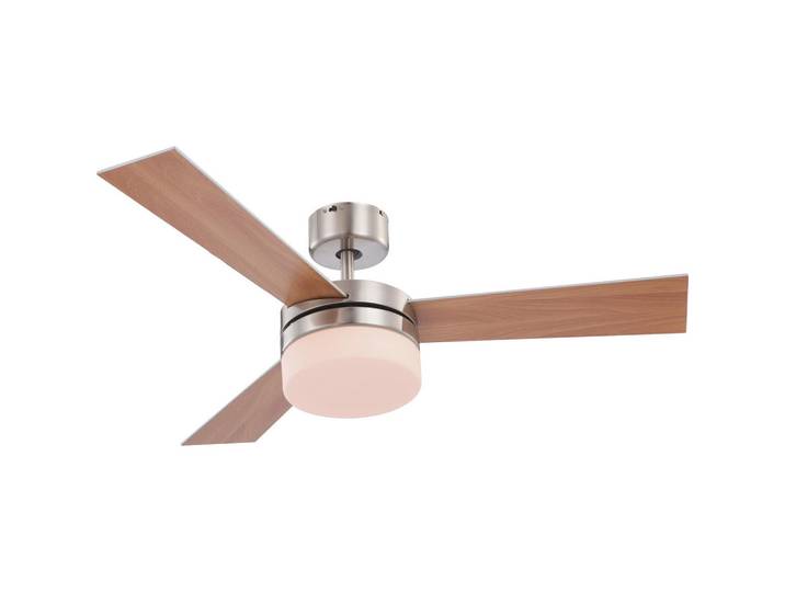 Globo Deckenventilator Andreas, Glas, Metall, 30.5 cm, Fernbedienung, Elektrogeräte, Kühlgeräte, Ventilatoren, Deckenventilatoren