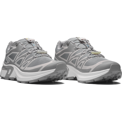 Sneaker SALOMON "XT-EVR", Damen, Gr. 41, grau (alloy, weiß, alloy), Synthetik, Textil, Schuhe Sneaker, vom XT-6 inspiriert