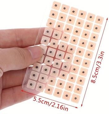 Uplift Essentials Ear Acupressure Seed Stickers Relaxation Therapy Set 600pcs