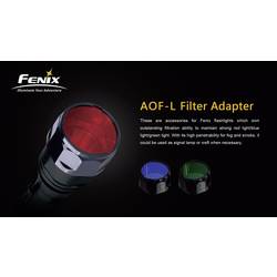 Fenix Light FENAOFLR Farbfilter Fenix E40, Fenix E50, Fenix TK22, Fenix RC15, Fenix LD41 Rot