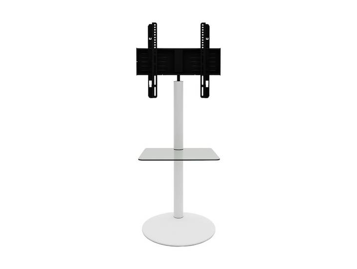 TV-Rack Cirla Klar/Weiß