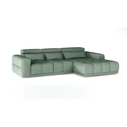 Ecksofa Panama Stoff Green