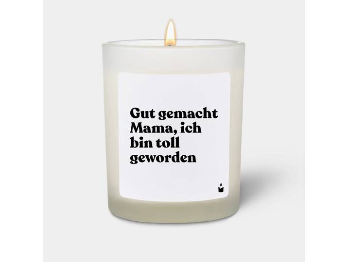 Duftkerze Flowery Gut gemacht Mama, ich bin toll geworden