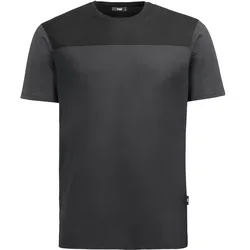Damen T-Shirt "KIRA" - M - anthrazit/schwarz