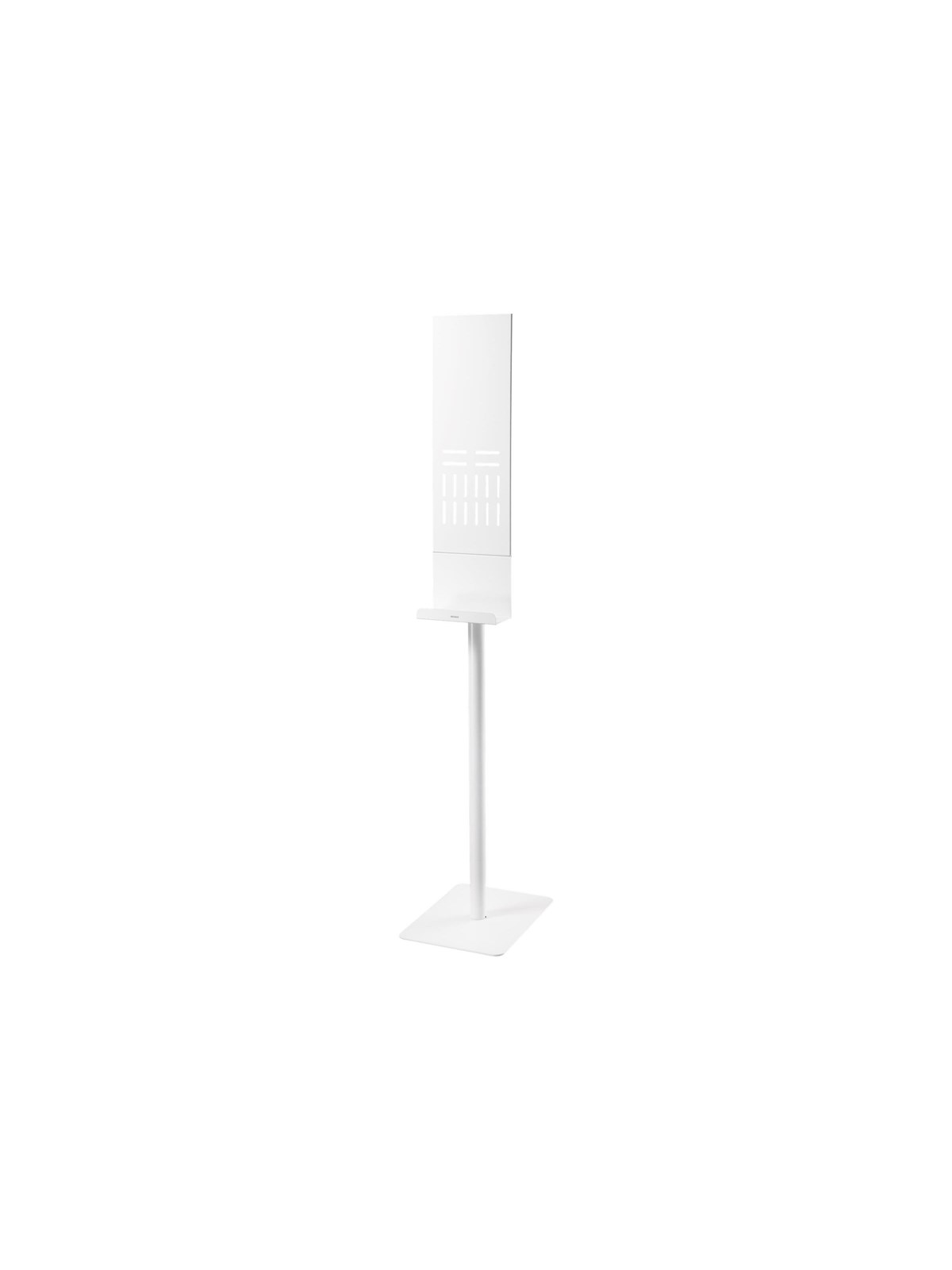 Deltaco OFFICE Universal floor stand for hand sanitizer dispenser.