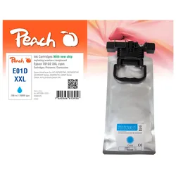 Peach E1D2 Druckerpatrone XL cy ersetzt Epson T01D2, C13T01D200 für z.B. Epson WorkForce Pro WFC 529 R DTW, Epson WorkForce Pro WFC 570