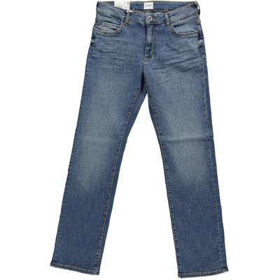 Straight-Jeans MUSTANG "Damen Style Crosby Relaxed Straight", Damen, Gr. 28, Länge 32, 623 mittelblau, Denim/Jeans, 99% Baumwolle, 1% Elasthan, straight fit, Jeans Straight-Jeans