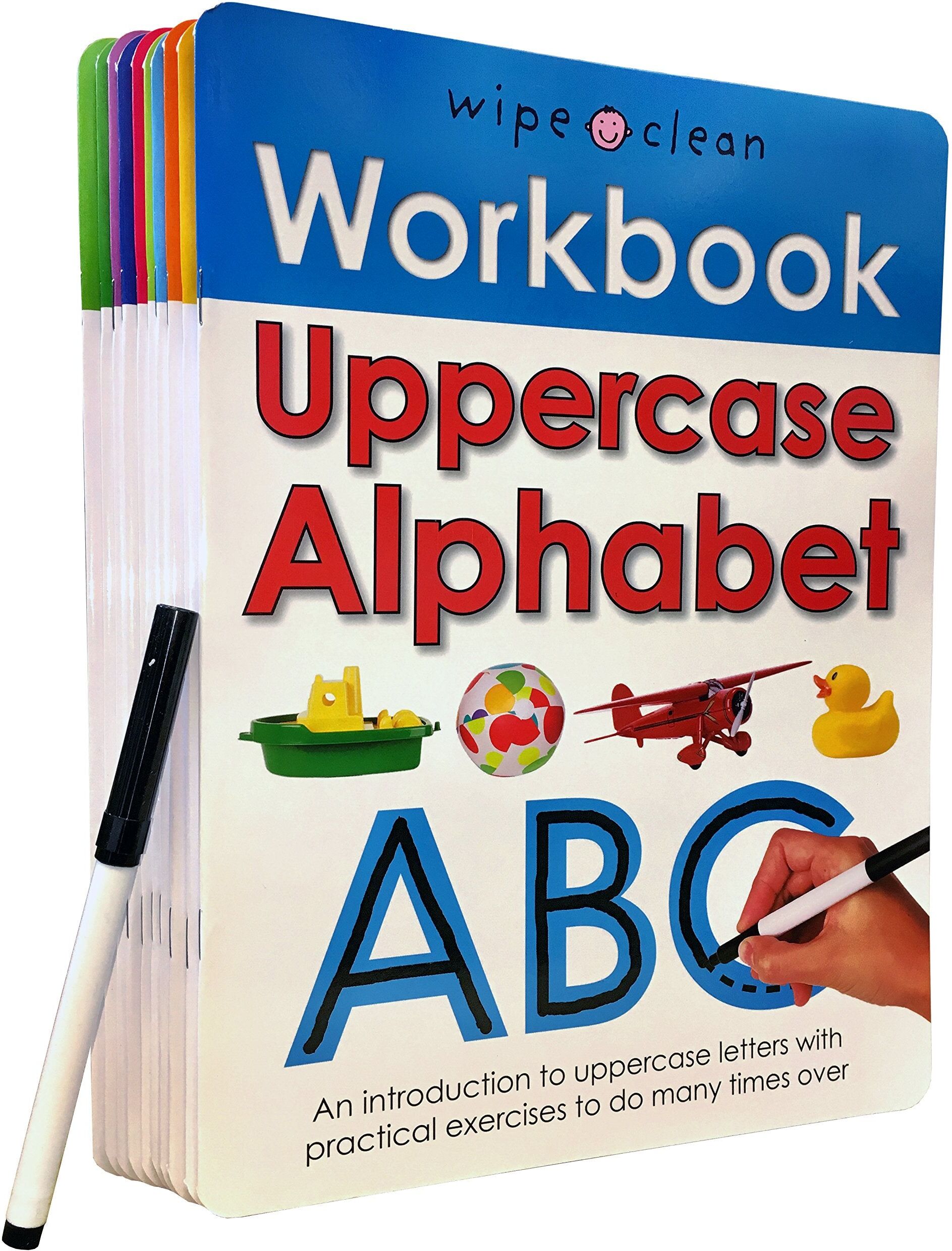 Priddy Books Wipe Clean Workbook Learn to Write 10 Books Collection Set by Roger Priddy - Paperback - Ages 3-6 - Reusable Early Learning Workbooks