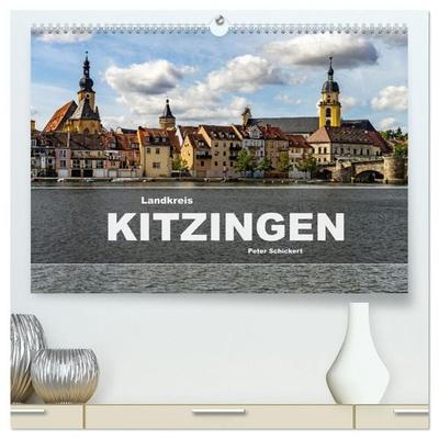 Landkreis Kitzingen (hochwertiger Premium Wandkalender 2027 DIN A2 quer), Kunstdruck in Hochglanz