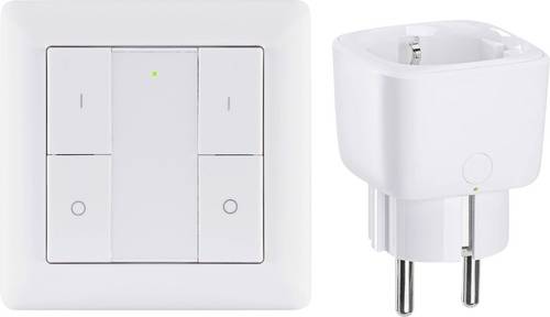 Paulmann 4064161217543 Smart Home Set Smart Plug + Wandtaster Home Steckdose Weiß