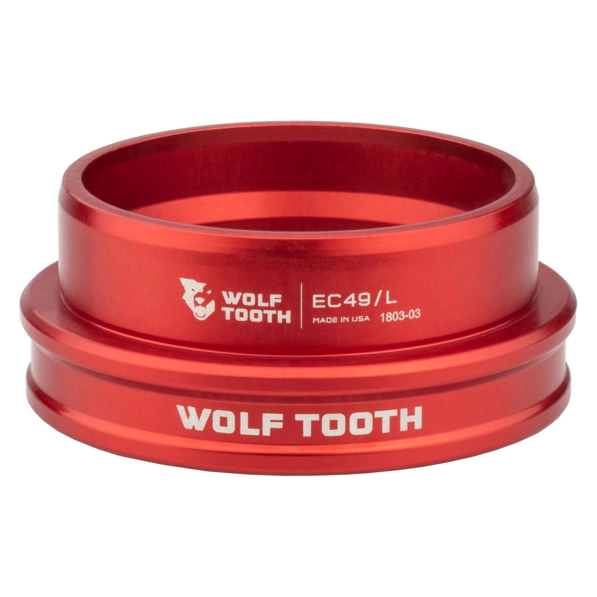 Wolf Tooth Performance Steuersatz Unterteil, 1.5", EC49/40, red (40087142)