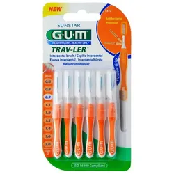Sunstar Gum Interdentalbürste 0,9 Mm Trav-Ler 6 Uds