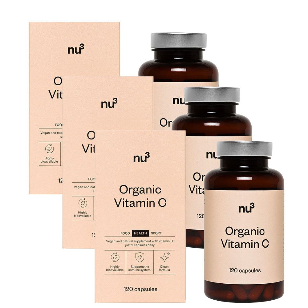 nu3 Premium Bio Vitamin C 3er-Set 3x120 St Kapseln