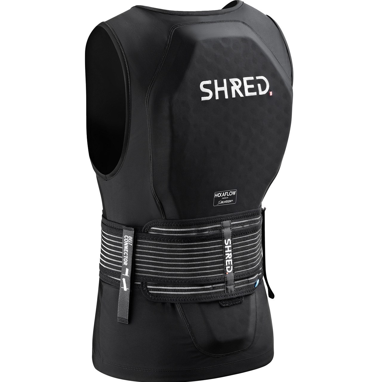 Shred 2nd Skin Back Protector HD Vest Zip black - M