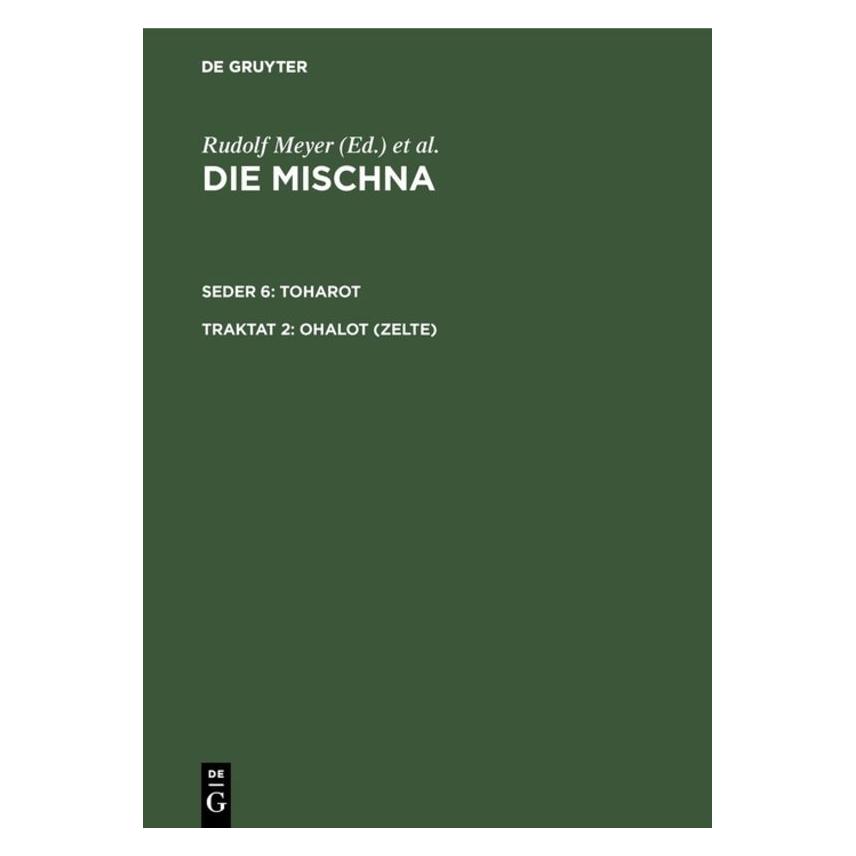 De Gruyter Ohalot (Zelte) (Deutsch, 1988) (66438212)