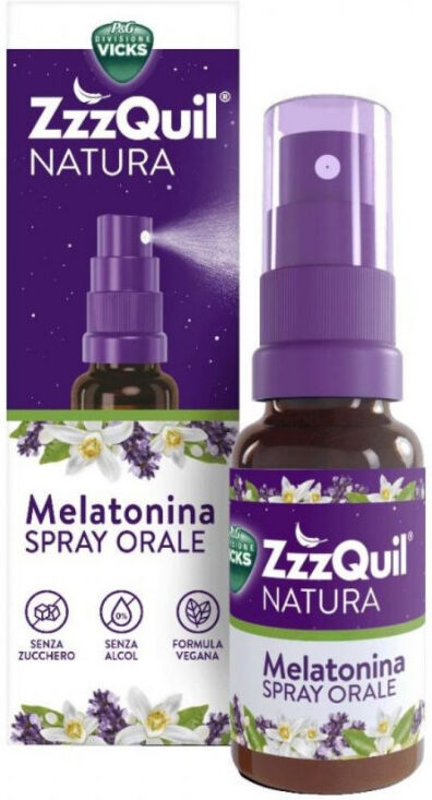 Zzzquil P&g Zzzquil Natura Melatonina Spray Integratore Sonno 30ml