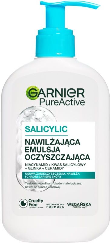 Garnier Pure Active moisturising cleansing gel to treat skin imperfections 250 ml