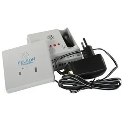 Felson, Einbruchschutz + Alarmanlage, Feuchtealarm mit Relais inkl. 230V-Steckeradapter