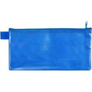 Veloflex Reißverschlussbeutel 2706050, DIN lang, blau, EVA-Folie, 1 Fach