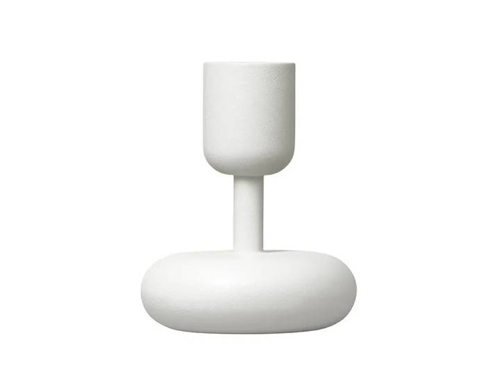 Iittala Nappula kaarsenhouder wit klein 107mm