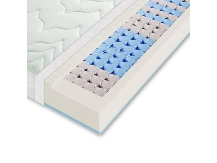Sleepneo Taschenfederkernmatratze H3 H4 90x200, Vario LUX Greenfirst – Höhe 22cm Hochwertige 7 Zonen Matratze in 90x200, Bezug mit Greenfirst® Veredelung – antibakteriell Allergiker geeignet