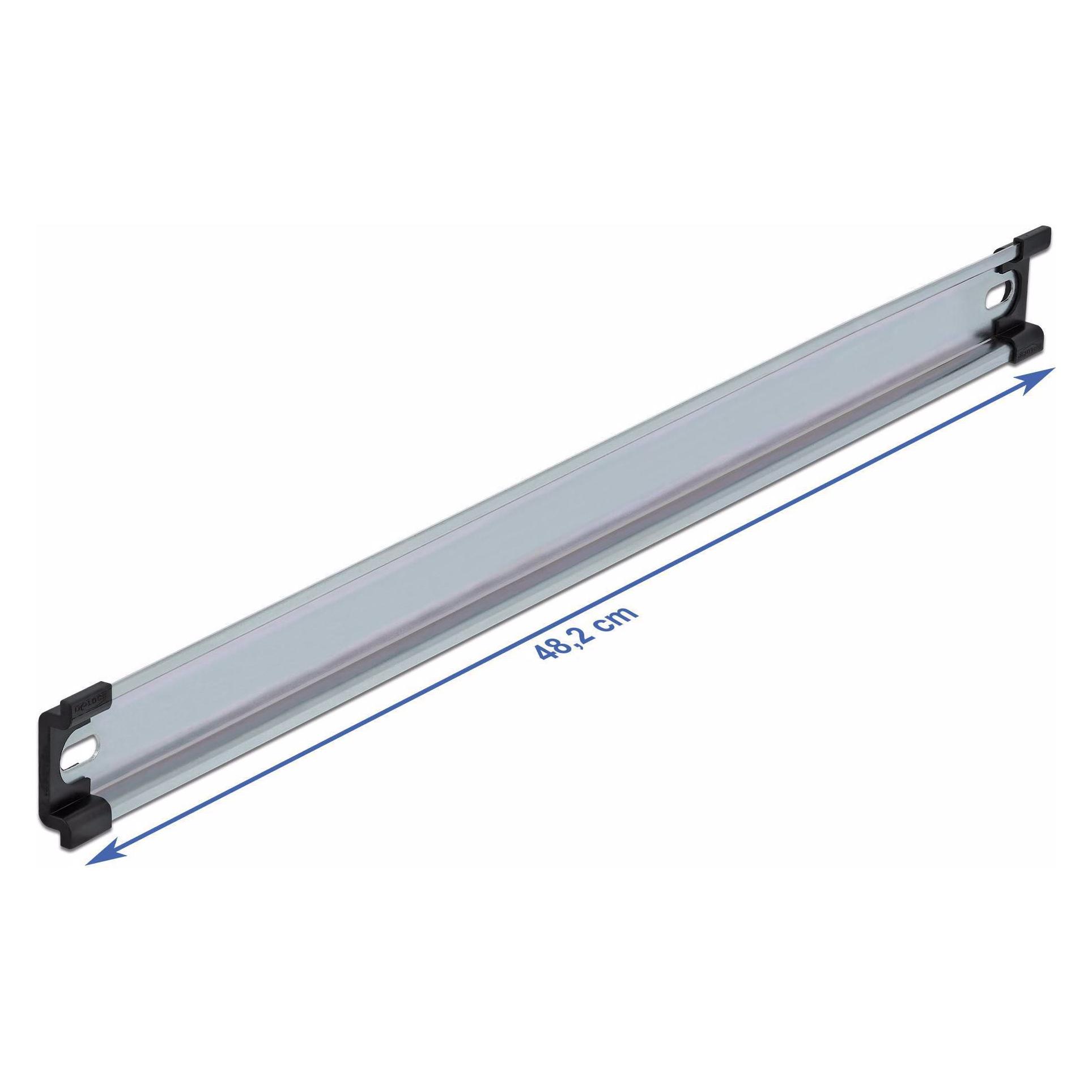 Delock Hutschiene 35 x 15mm, 19Rack aus Stahl (66185)