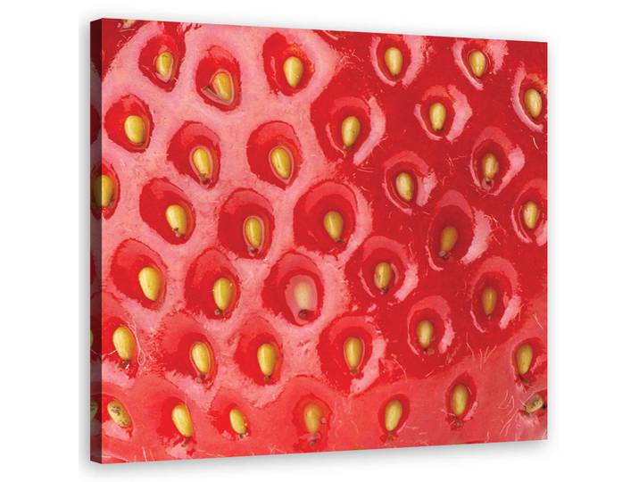 Feeby Wandbild erdbeere obst, Rot, Essen/Getränk, Rechteckig, 50x50 cm, Bilder & Rahmen, Bilder, Leinwandbilder