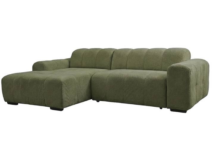 Ecksofa AURA Stoff khaki