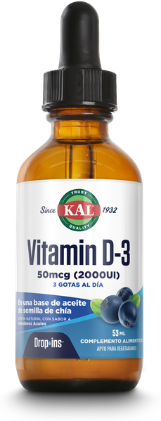 Kal Vitamin D3 2000IU Drops 53 ml