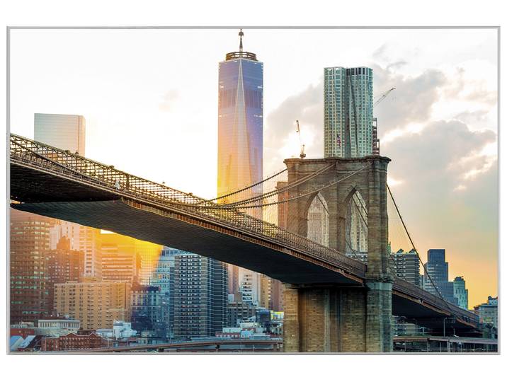 Bild mit Rahmen Brooklyn Bridge 2 image LAND