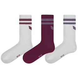 erima Six Wings Trainingssocken white/burgund 39-42