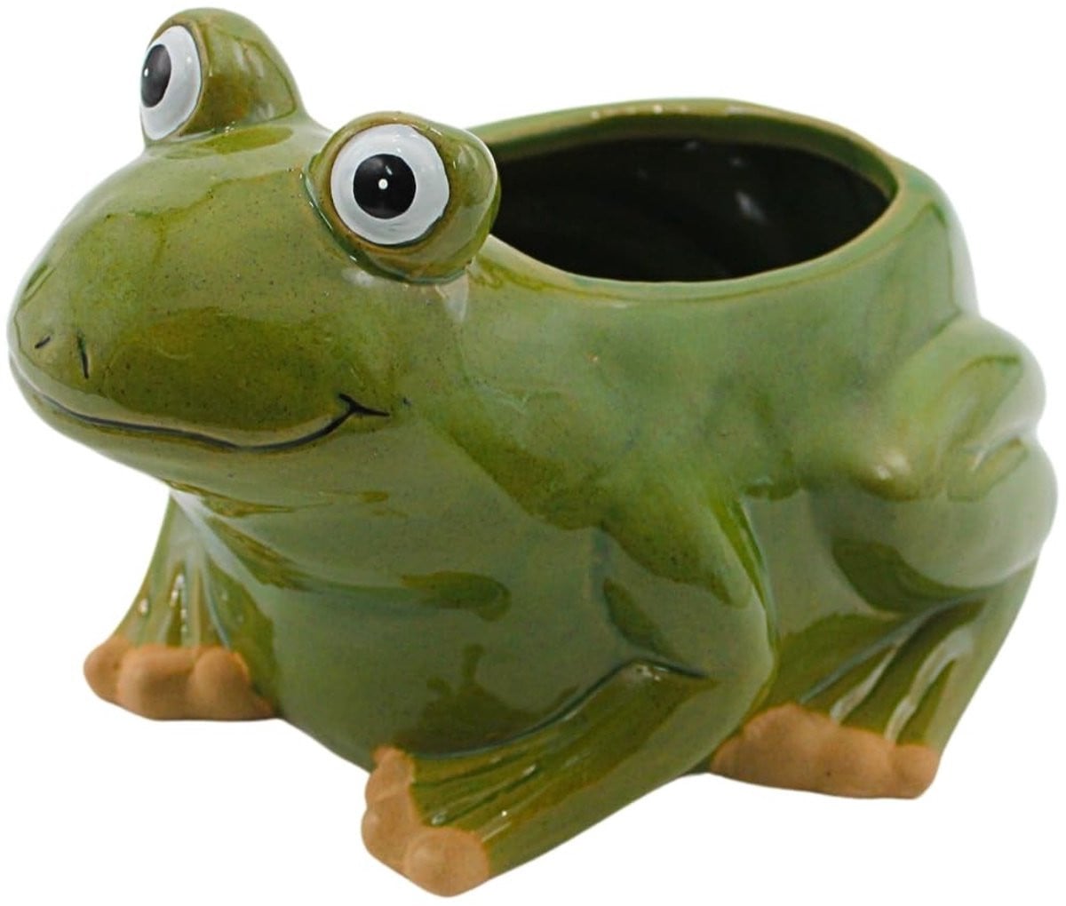 Merkloze decoratieve keramische plantpot voor op tafel