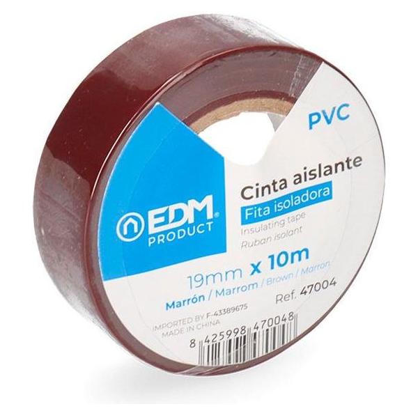 EDM Braunes Isolierband in Supra-Qualität 19 mm x 10 m (19 mm) (49340977)