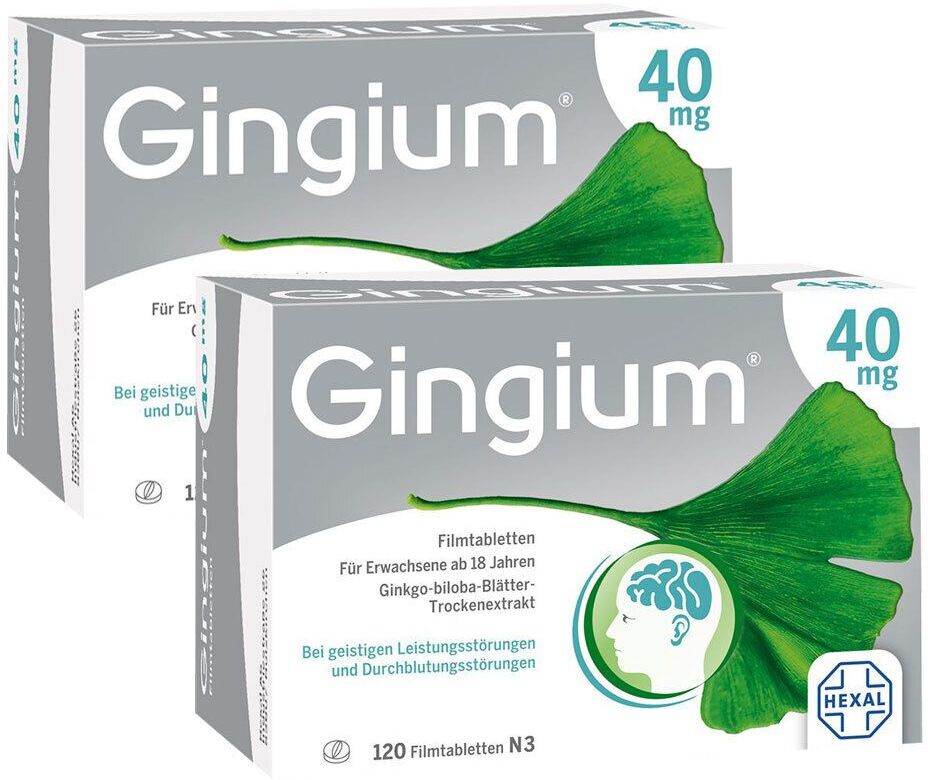 Gingium 40Mg Filmtabletten Doppelpack 2x120 St