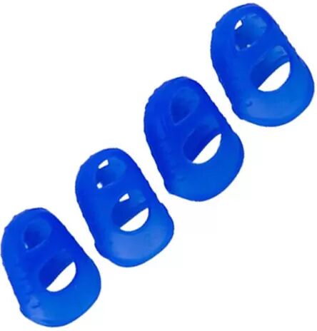 INF Protège-doigts en silicone pour guitare et Guzheng Bleu marine
