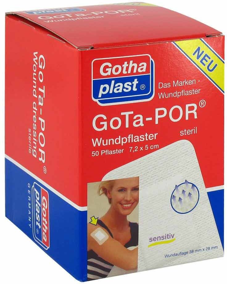 Gota-por Wundpflaster 5x7,2 cm steril