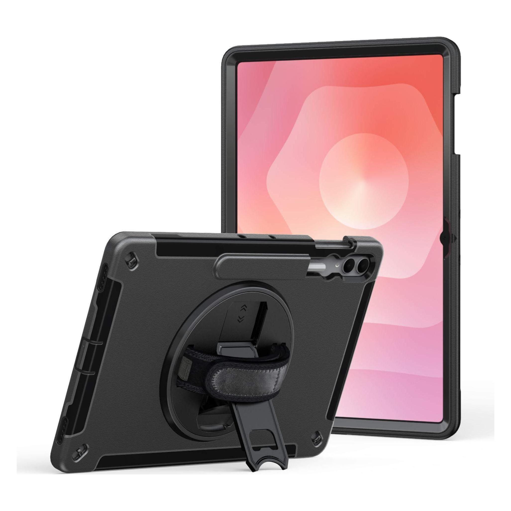JT Berlin Rugged Kickstand & Handstrap Case| Samsung Galaxy Tab S11 Ultra| schwarz| bulk| (30021) (Samsung Galaxy Tab S11 Ultra) (30021)