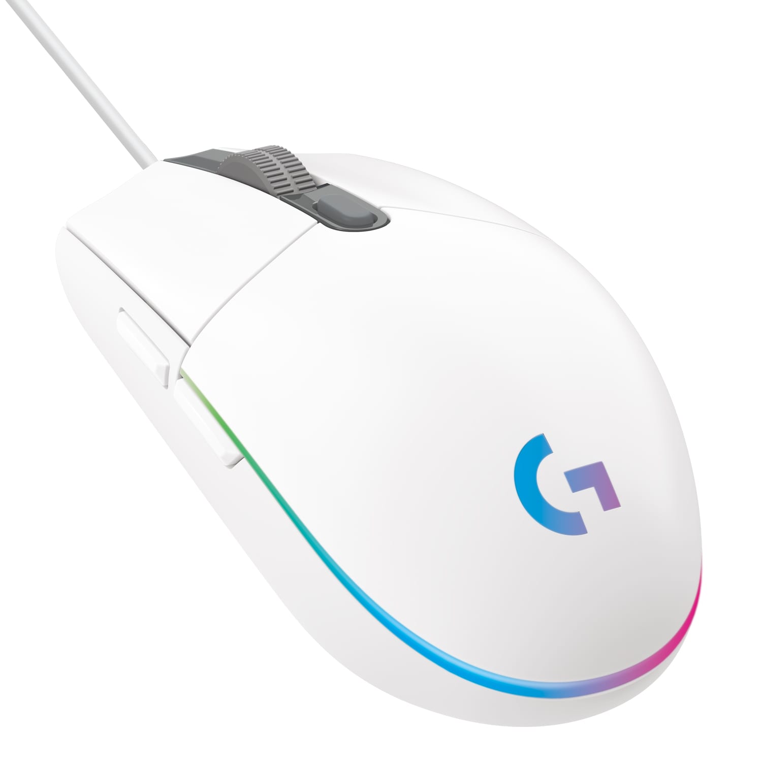 Logitech G203 LIGHTSYNC Gaming-Maus Schwarz kabelgebunden für Rechtshänder
