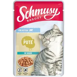 Schmusy Ragout Kitten mit Pute in Sauce | 22x 100g