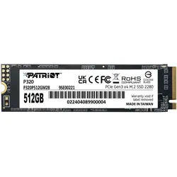 Patriot Memory P320 interne SSD - 512 GB