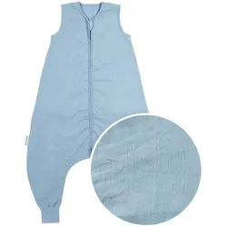 Meyco Baby Sommer-Sleepoverall mit Leinen 0.5 TOG, hellblau, 92
