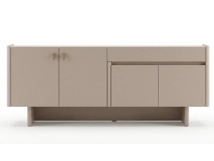 Xlmoebel Sideboard Beiges Sideboard im modernen Design, schlicht und funktional, Made in Europa