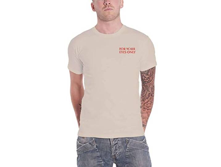 James Bond 007 T Shirt For Your Eyes Only Bond For Action Officieel Mannen